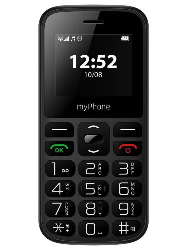 myPhone Halo A Senior černý 1,77" /Dual SIM TELMYSHALOABK