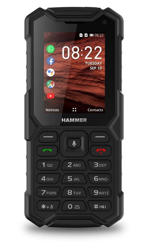 myPhone Hammer 5 Smart - černý 2,4"/ 4GB/ až do 128 GB microSD/ Dual SIM/ IP68 TELMYHHA5SMBK