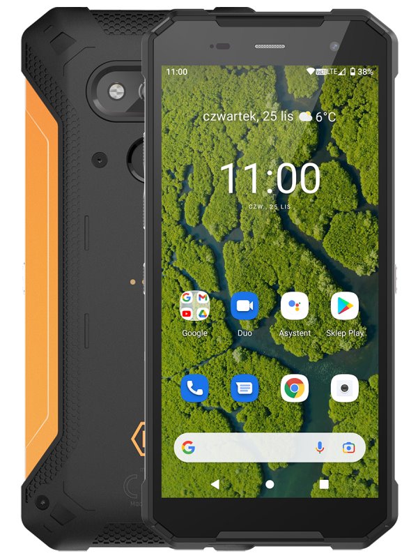 myPhone Hammer Explorer plus - oranžový 5,7" IPS/ Dual SIM + eSIM/ 64GB/ 4GB RAM/ LTE/ IP69/ Android 1 TELMYAHEXPLOPOR