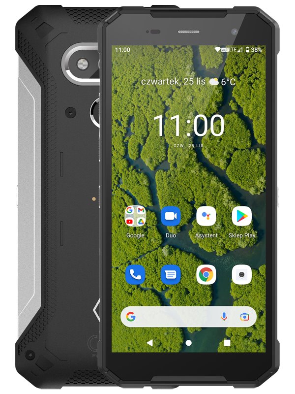 myPhone Hammer Explorer plus - stříbrný 5,7" IPS/ Dual SIM + eSIM/ 64GB/ 4GB RAM/ LTE/ IP69/ Android 1 TELMYAHEXPLOPSI