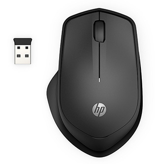 Myš bezdrôtová, HP 280 Silent Wireless Mouse, čierna, optická, 1200DPI 19U64AA