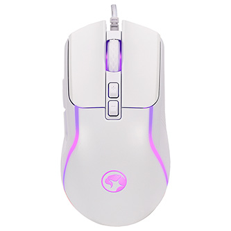 Myš drôtová, Marvo CAPO 20, biela, optika, 8000DPI M292 WH