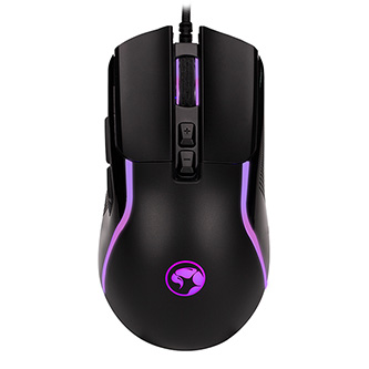 Myš drôtová, Marvo CAPO 20, čierna, optika, 8000DPI M292 BK