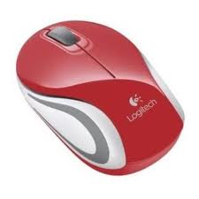 myš Logitech Wireless Mini Mouse M187 červená 910-002737