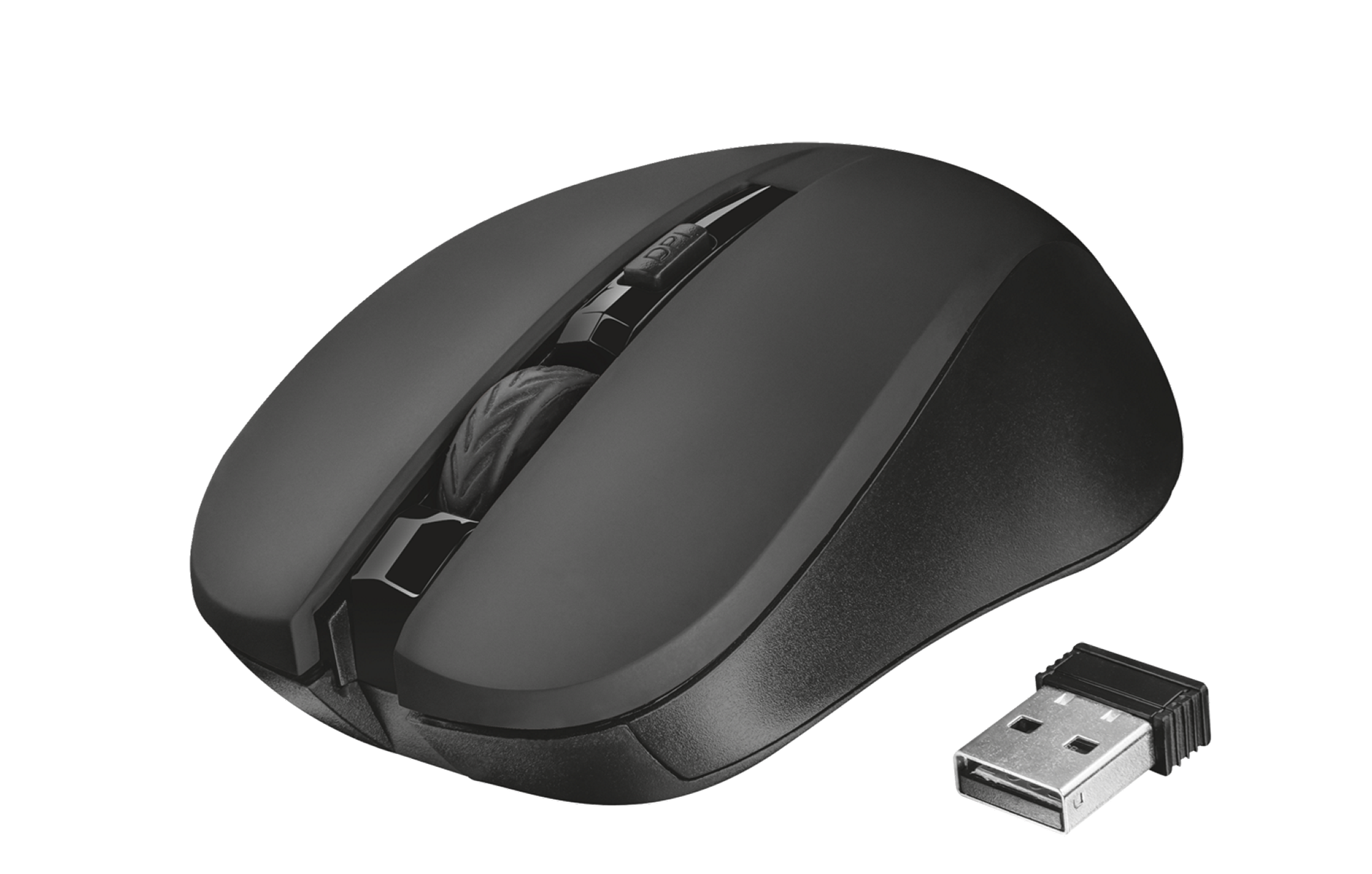 myš TRUST Mydo Silent Click Wireless Mouse - black (tichá myš) 21869