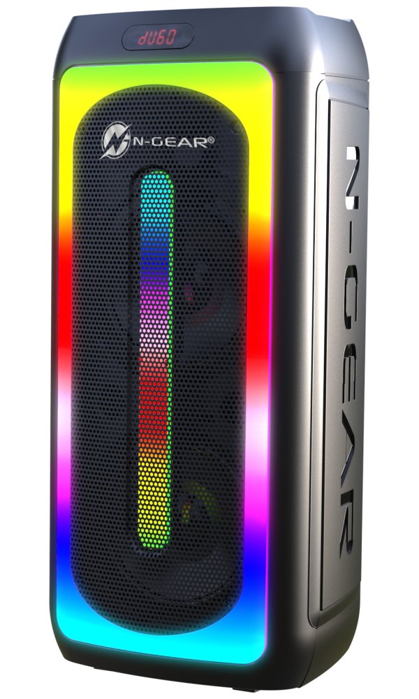 N-GEAR PARTY LET'S GO PARTY SPEAKER JUKE 808/ BT/ 500W/ USB/ MICRO SD/ DO/Disco LED/ 2x MIC LGPJUKE808