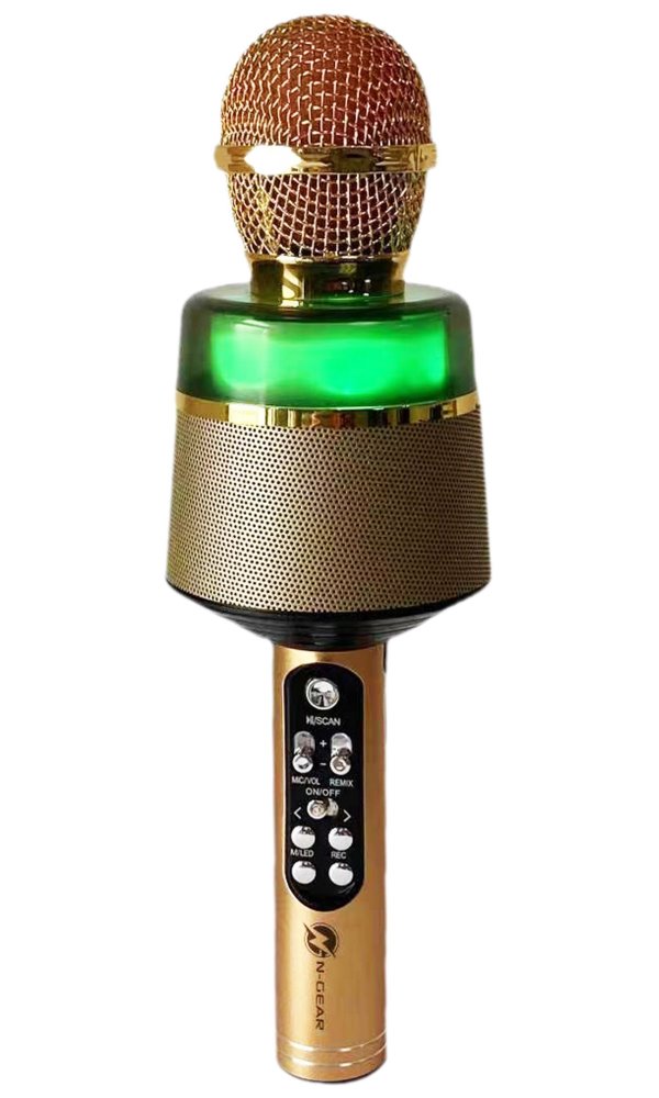 N-GEAR Star Mic 100 Gold/ Bezdrátový BT mikrofon STARMIC S20LG