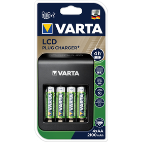 Nab. LCD Plug + 4x AA 2100mAh VARTA 4008496988303