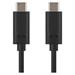 Nabíjací a dátový kábel 2.0 USB-C / USB-C, 1 m, čierny 8592920136096