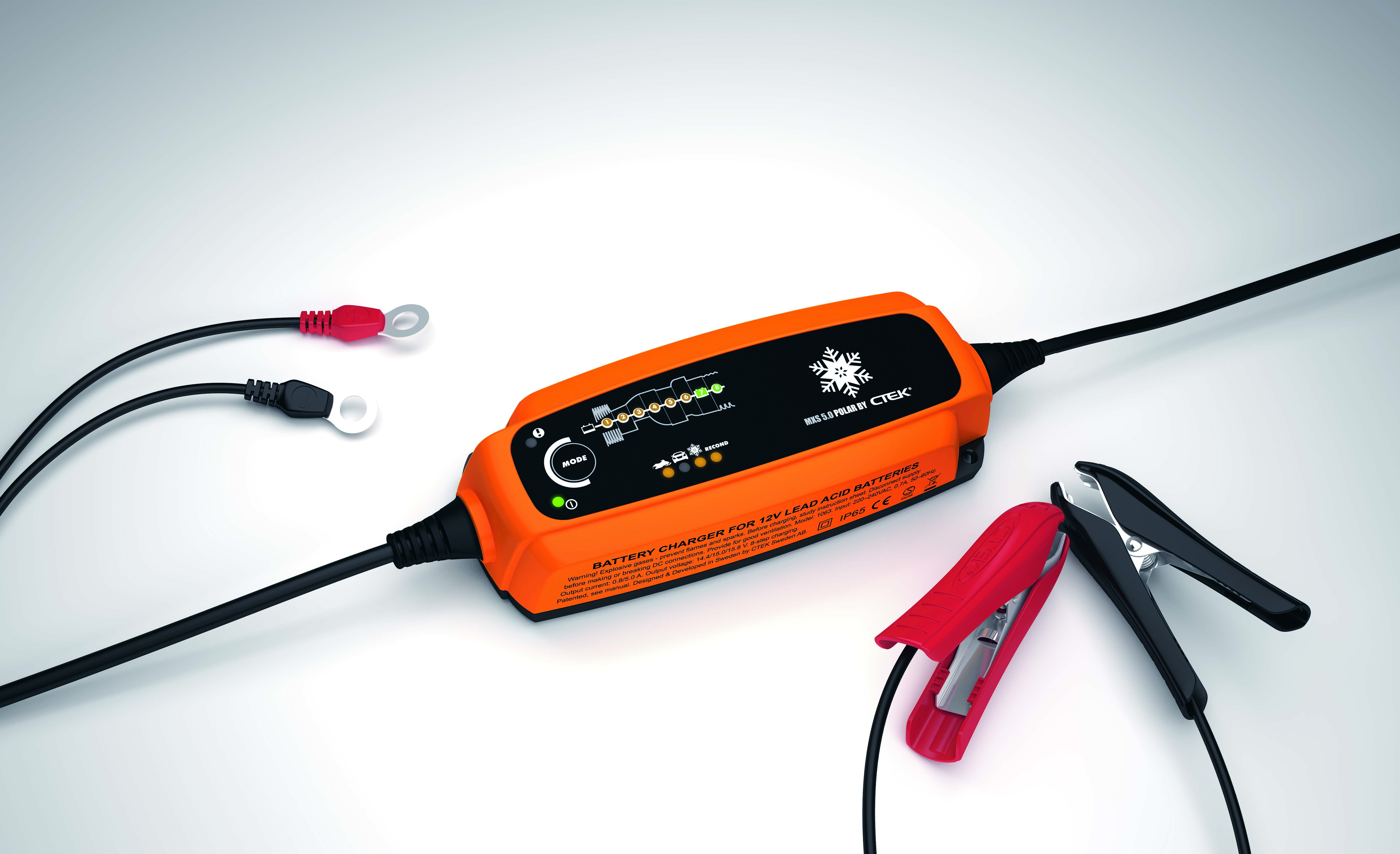 Nabíjačka CTEK MXS 5.0 Polar pro autobaterie (12V, 5A, 1,2-110Ah/160 Ah) CTK.MXS5.0 Polar