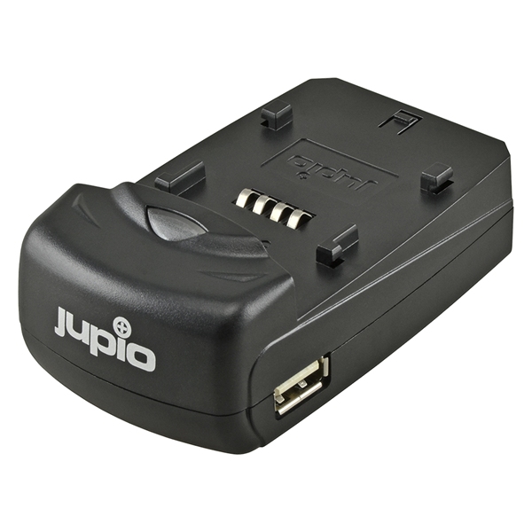 Nabíjačka Jupio Single Charger pro Li-Ion baterie - univerzální (při použití redukcí) JSC0010