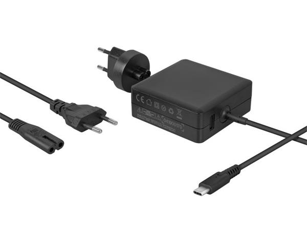 Nabíjecí adaptér USB Type-C 65W Power Delivery + USB A ADAC-FCA-65PD