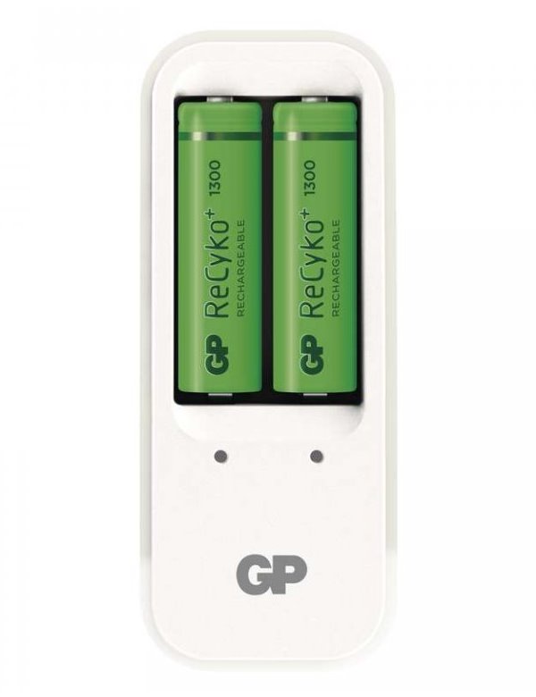 Nabíječka baterií GP 410 + 2 x AA RECYKO (1300mAh) 1604141000