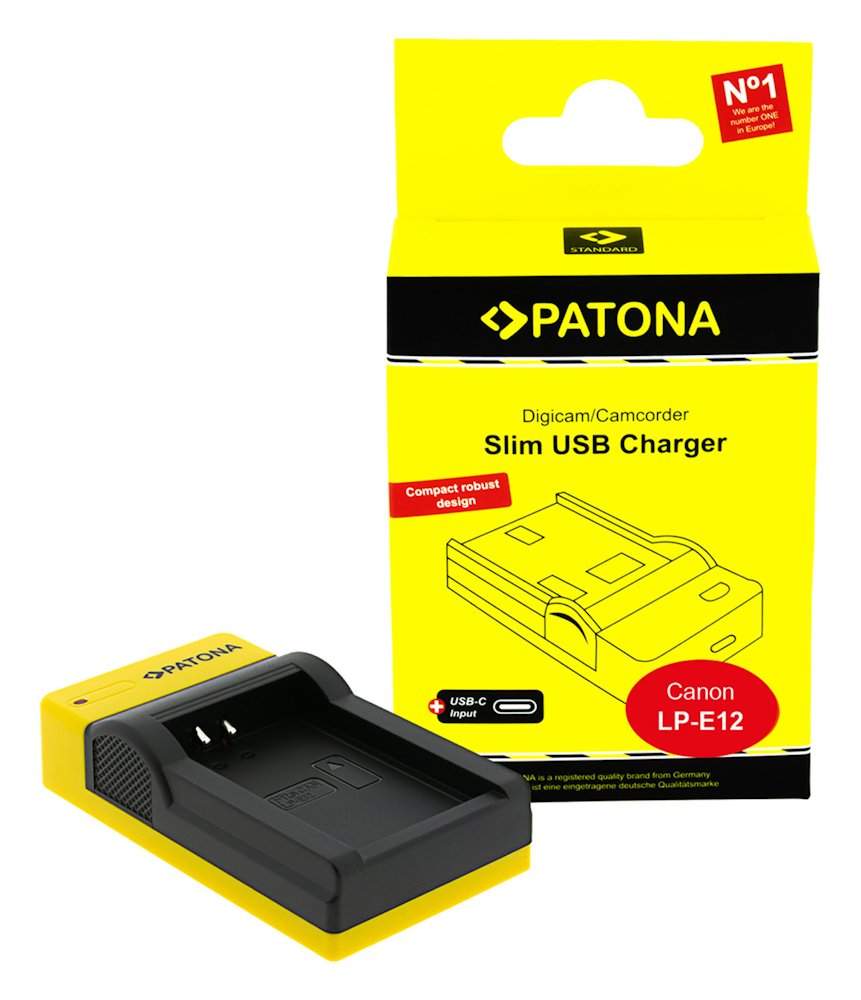 Nabíječka Foto Canon LP-E12 slim,USB PT151652