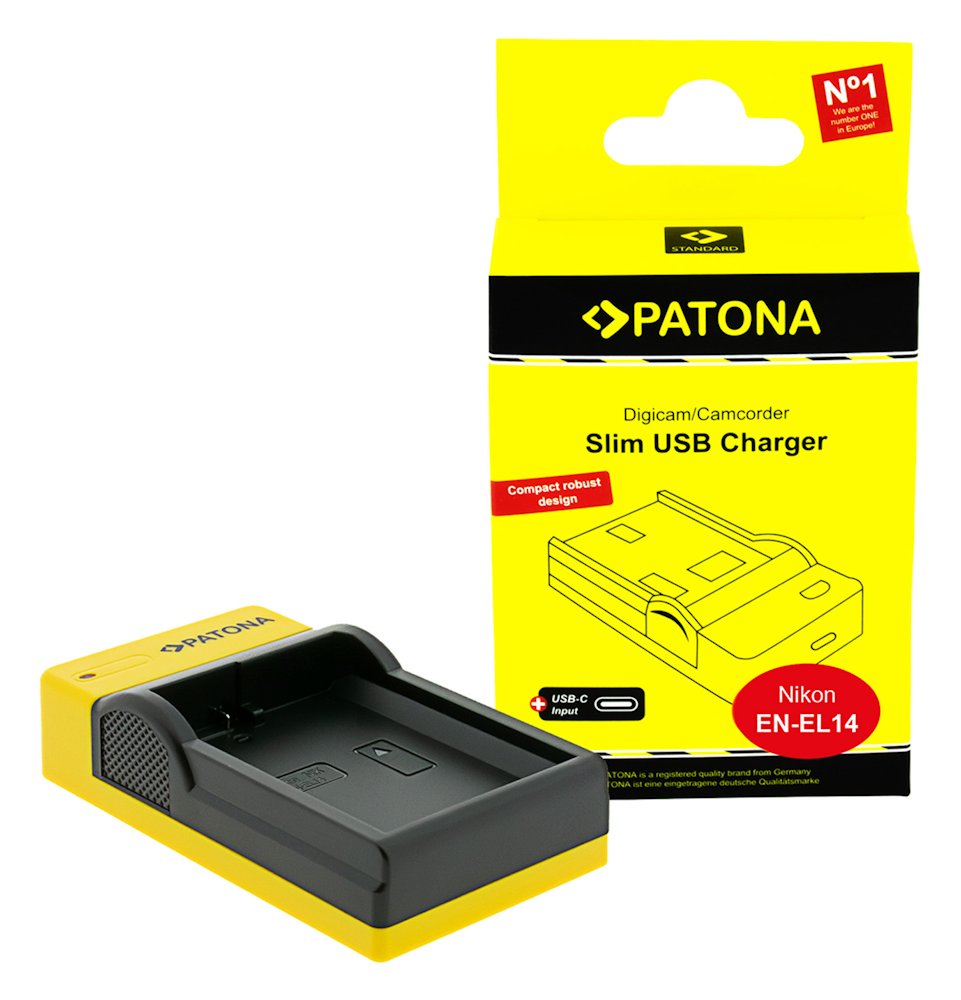 Nabíječka Foto Nikon EN-EL14 slim,USB PT151622