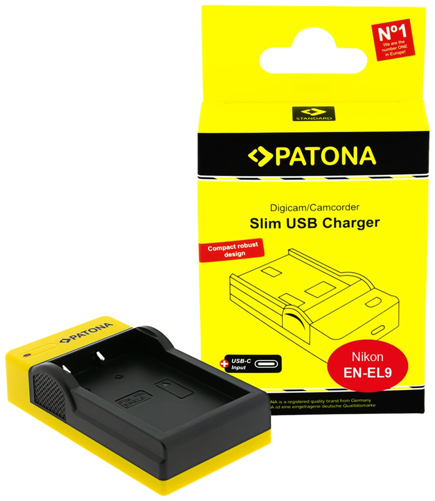 Nabíječka Foto Nikon EN-EL9 slim,USB PT151540