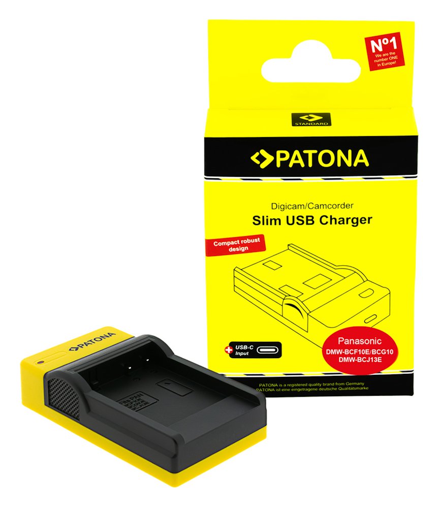 Nabíječka Foto Panasonic DMW-BCF10E slim,USB PT151549