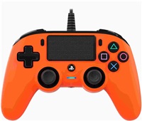 Nacon Wired Compact Controller - ovladač pro PlayStation 4 - oranžový PS4OFCPADORANGE