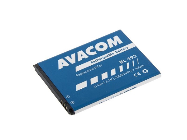 Náhradní baterie AVACOM Baterie do mobilu Lenovo A328 Li-Ion 3,7V 2000mAh (náhrada BL192) GSLE-BL192-2000