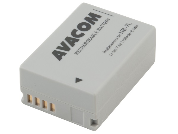 Náhradní baterie AVACOM Canon NB-7L Li-ion 7.4V 1100mAh 8.1Wh DICA-NB7L-B1100