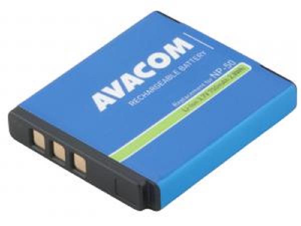 Náhradní baterie AVACOM Fujifilm NP-50 Li-Ion 3.7V 750mAh 2.8Wh DIFU-NP50-B750