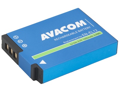 Náhradní baterie AVACOM Nikon EN-EL12 Li-ion 3.7V 1050mAh 3.9Wh verze 2011 DINI-EL12-731N2