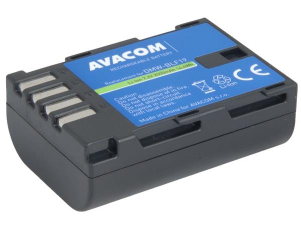 Náhradní baterie AVACOM Panasonic DMW-BLF19 Li-Ion 7.2V 2000mAh 14.4Wh DIPA-LF19-B2000