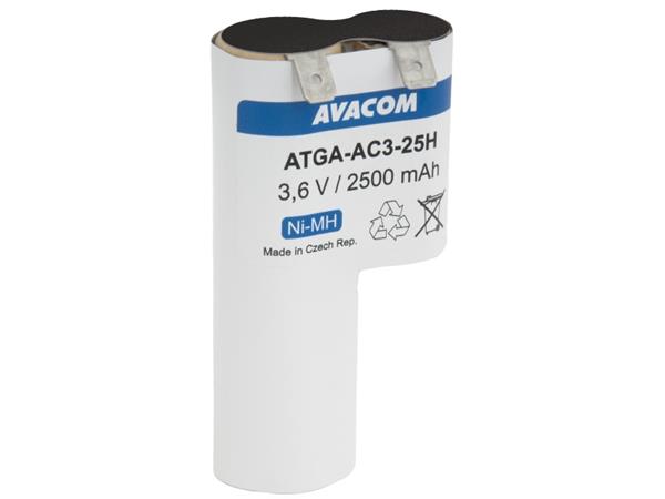 Náhradní baterie AVACOM pro nůžky na plot Gardena typ ACCU 3 Ni-MH 3,6V 2500mAh ATGA-AC3-25H