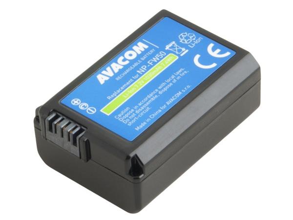 Náhradní baterie AVACOM Sony NP-FW50 Li-Ion 7.2V 1030mAh 7.6Wh DISO-FW50-B1030