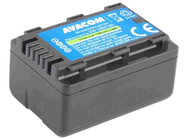 Náhradní baterie AVACOMPanasonic VW-VBK180E-K Li-Ion 3.6V 1780mAh 6.4Wh VIPA-K180-B1780