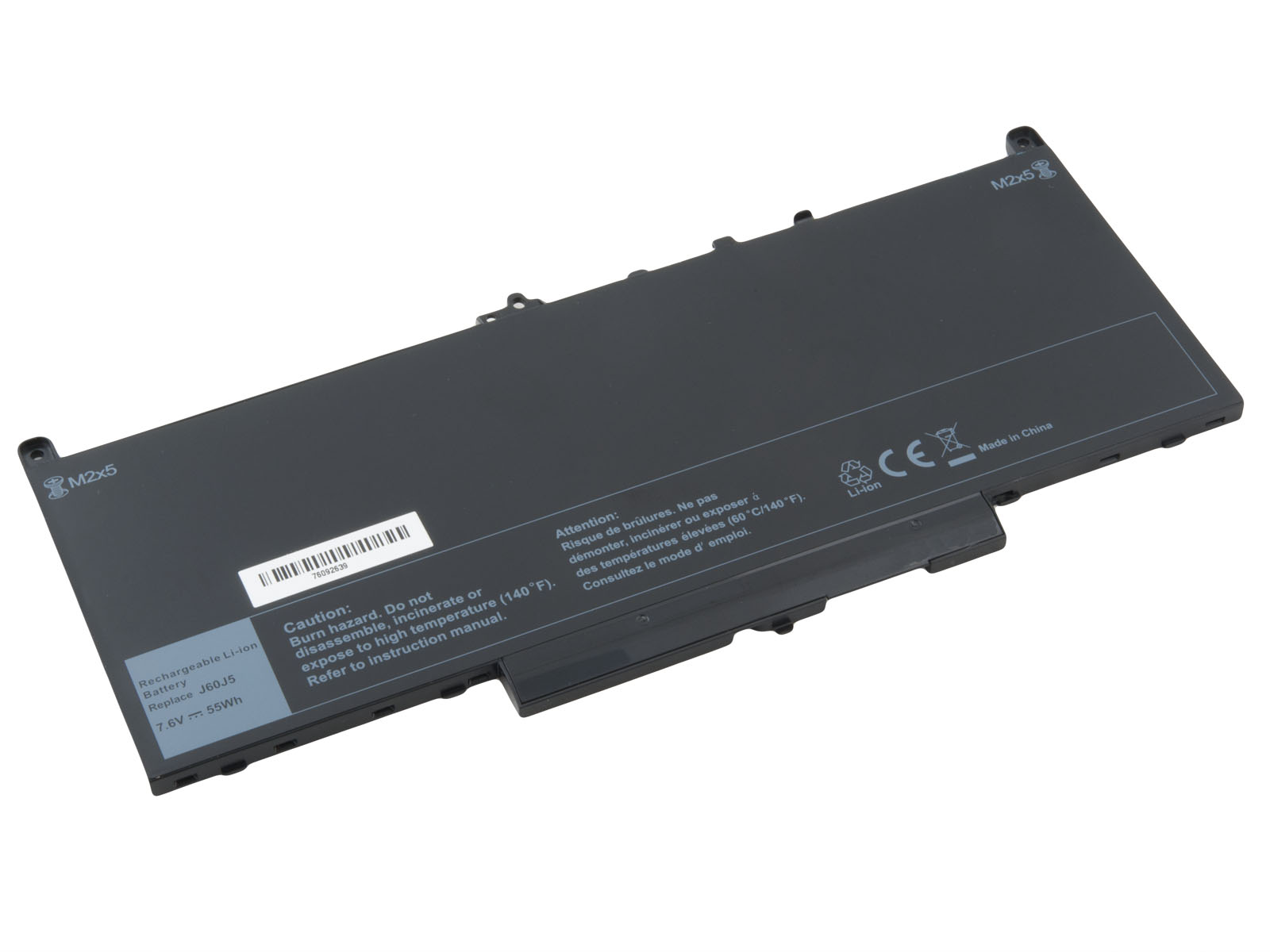 Náhradní baterie Dell Latitude E7470, E7270 Li-Ion 7,6V 7237mAh 55Wh NODE-E747-368