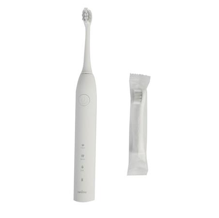 NANDME NX6000 elektrický sonický zubní kartáček s 12 náhradními hlavicemi - bílý NX6000-W12