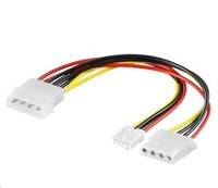 Napájací kábel HDD PREMIUMCORD 5,25"-5,25"+3,5"