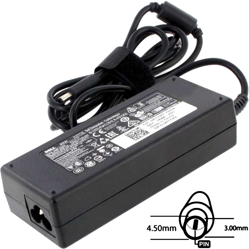 Napájecí adaptér 90W, 19,5V 4.5x3.0mm, originál DELL 77011277