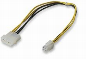 Napájecí kablík 5,25"'-> redukce P4 na PSU (12V)