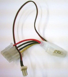 Napájecí rozdvojka z MB pro pridavne ventilatory