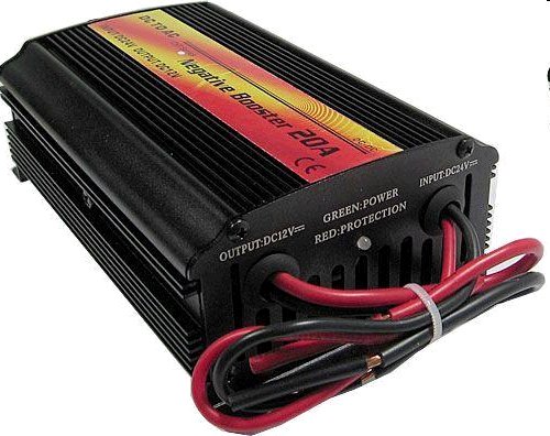 Napäťový menič Carspa CNT2412-20A, 24V/12V, 20A, 240W