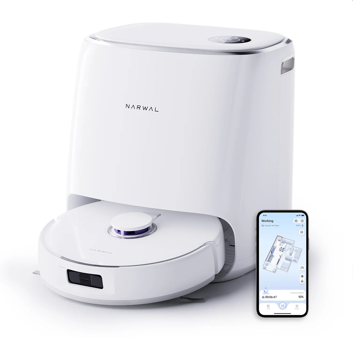 Narwal Freo Z10 Ultra robotický vysávač s mopom, biely CP-ZD-A00116-00-00