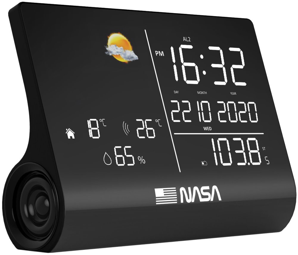 NASA meteostanice OBSERVATORY WSP1300, BT reproduktor, černá WSP1300BK