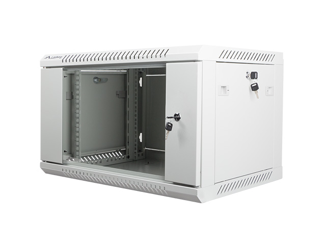 Nástěnný rack 19' 6U 600X450mm šedý WF01-6406-10S