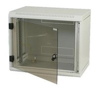 Nástěnný rack jednodílný 9U (š)600x(h)395, typ A6 RBA-09-AS4-CAX-A6
