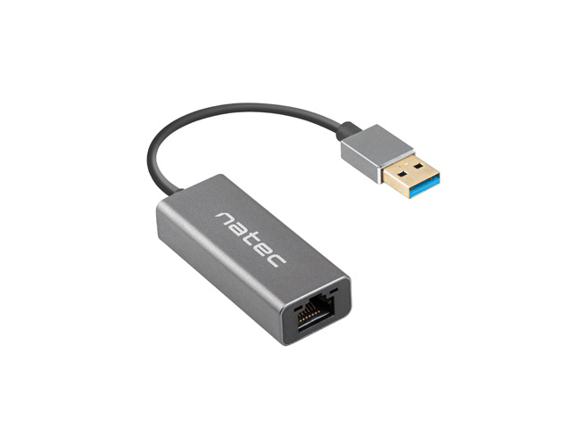 NATEC CRICKET externí Ethernet síťová karta USB 3.0 1X RJ45 1GB kabel NNC-1924