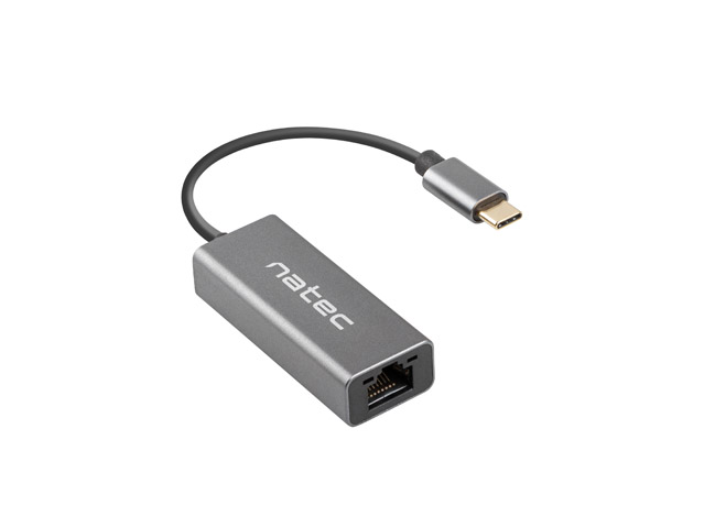 NATEC CRICKET externí Ethernet síťová karta USB-C 3.1 1X RJ45 1GB kabel NNC-1925