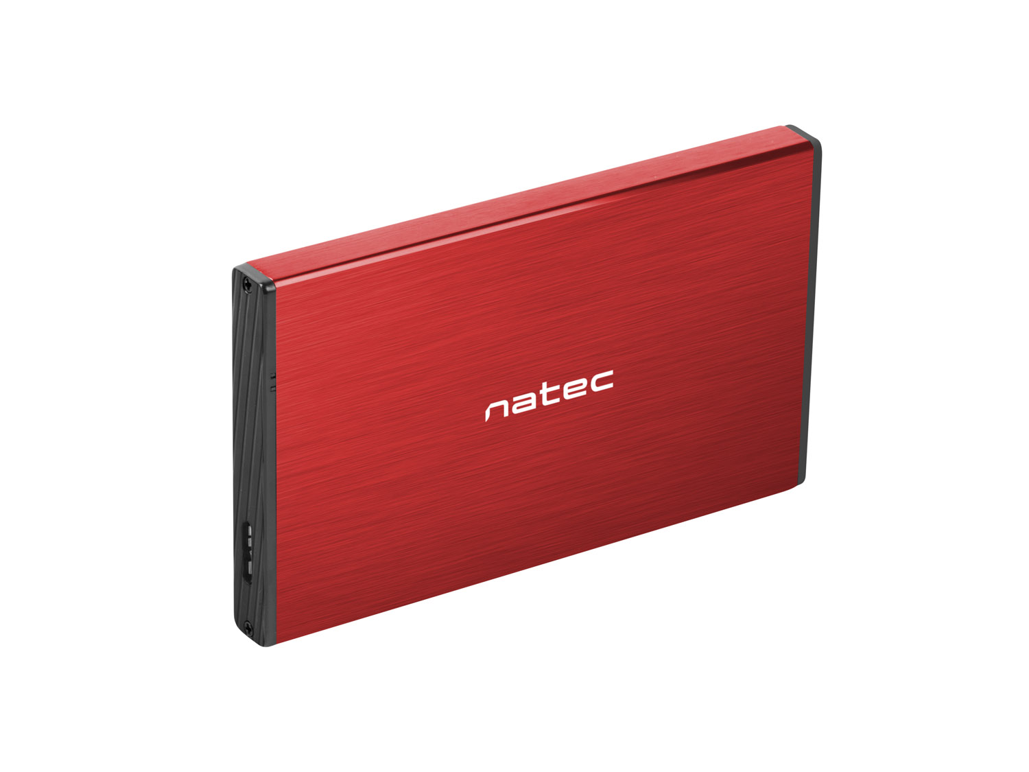Natec external enclosure RHINO GO for 2,5'' SATA, USB 3.0, Red NKZ-1279