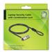 Navilock Kabel na zabezpečení laptopu s kombinačním zámkem na slot HP Nano - lanko z uhlíkové oceli 20967