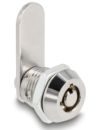 Navilock Válcový pákový zámek pro vybavení skříňek s kulatou vložkou a klíčem pro kulatý otvor - 10,9 x 12 mm / 0- 20944