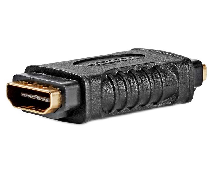 NEDIS adaptér HDMI/ zásuvka HDMI - zásuvka HDMI/ pozlacené konektory/ přímý/ černý CVGB34900BK