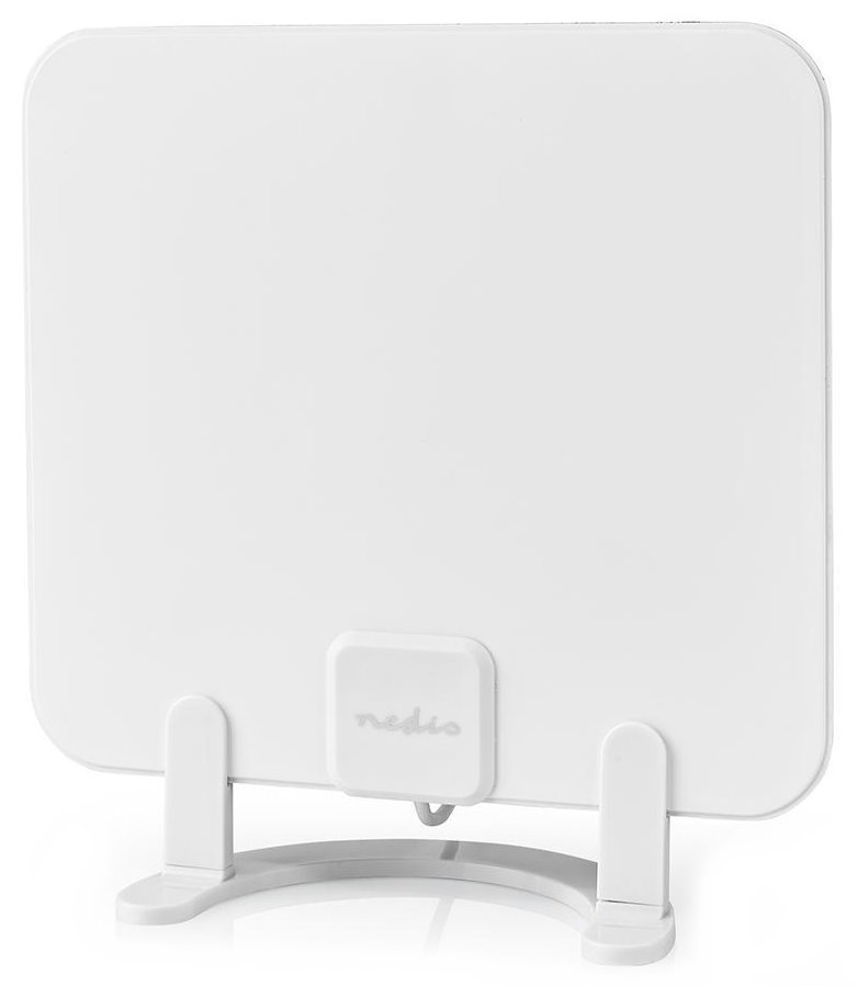 NEDIS aktivní pokojová DVB-T/T2 anténa/ FM / UHF / VHF/ rozsah příjmu 0-25 km/ LTE700/ zesílení 30 dB/ ABS ANIR2502BK700