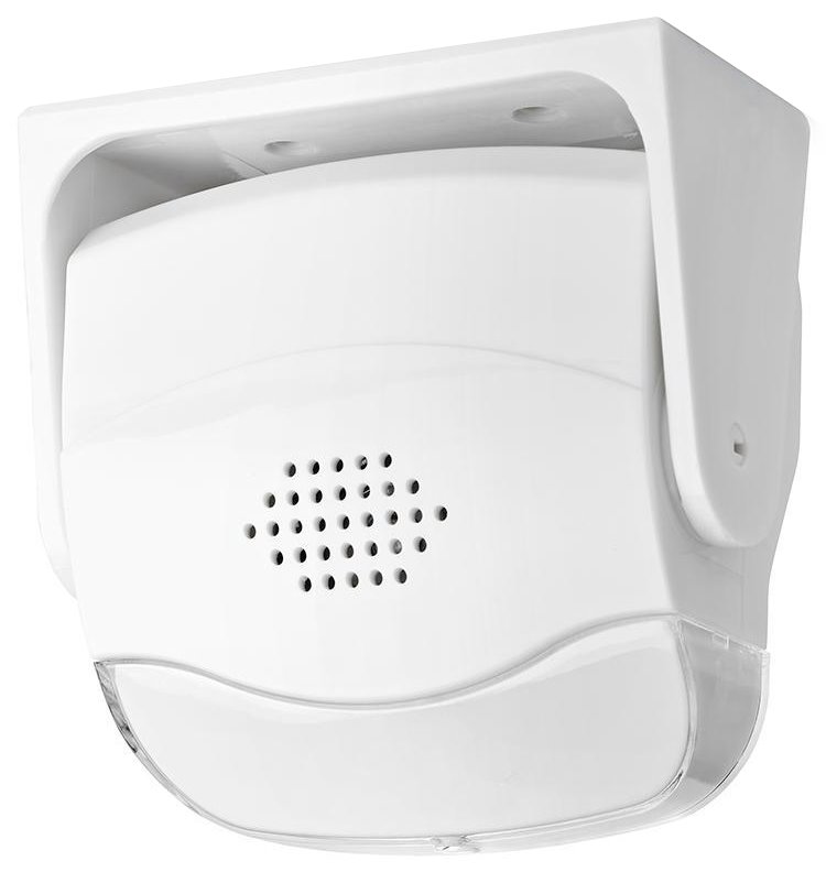 NEDIS alarm s detektorem pohybu/ hlasitost 80 dB/ 3x AAA/LR03/ bílý AMLRMMW40WT