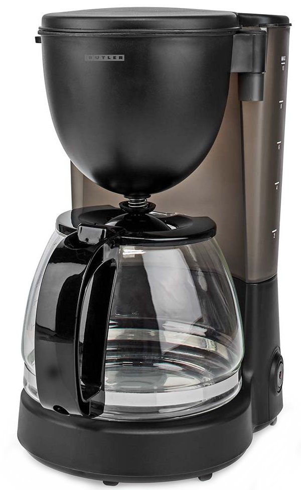 NEDIS Butler kávovar/ na deset šálků/ objem 1,25 l/ automatické vypnutí/ černý 16100130